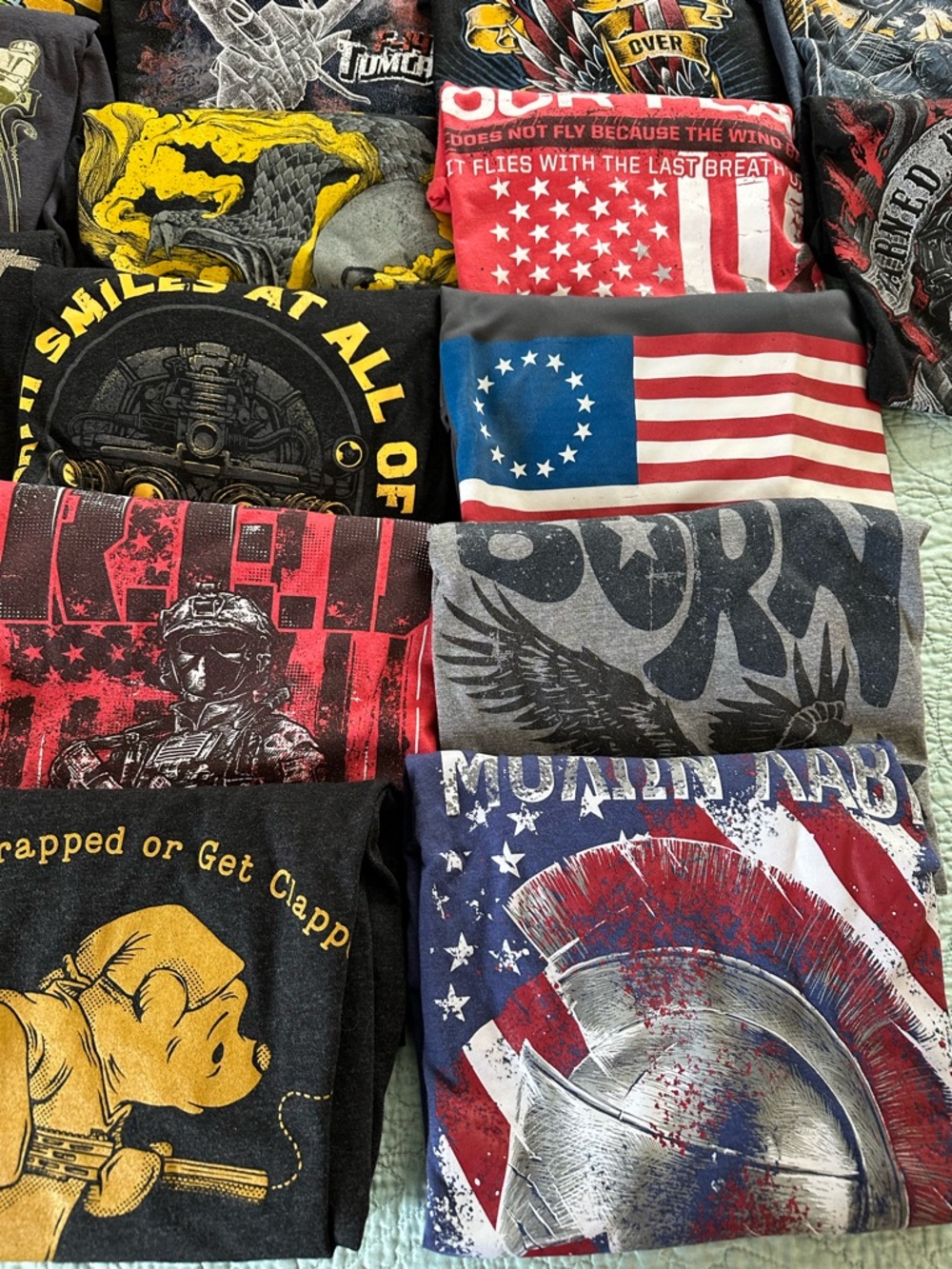 Nine Line Apparel 27 Graphic Patriotic American Tee Shirts Size Large - Picture 4 of 14